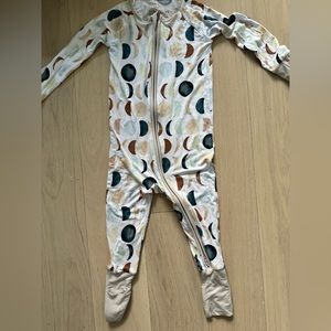 Little Sleepies Zippies - Luna Neutral, 12-18 - New